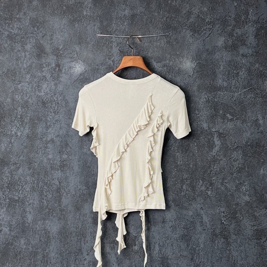Acne Studios Acne Studios White T-Shirt M Women Size M / US 6-8 / IT 42-44 - 2 Thumbnail