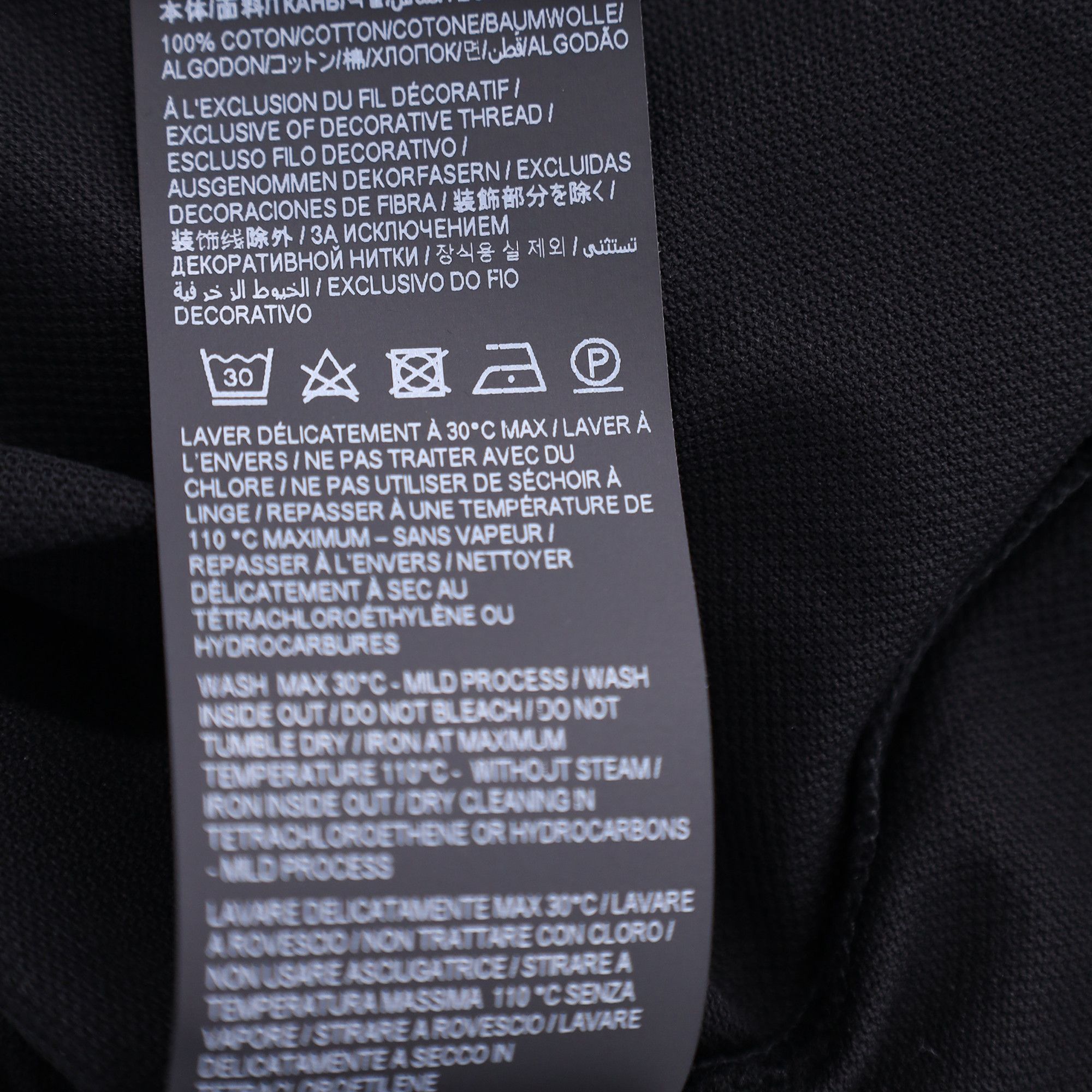 Saint Laurent Paris Saint Laurent Paris Cassandre Polo Shirt in Black Cotton Size US XS / EU 42 / 0 - 7 Thumbnail