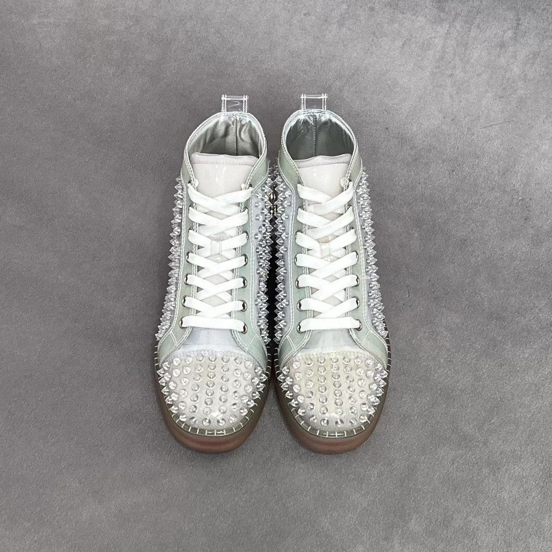 Christian Louboutin Christian Louboutin Silver Hitop Sneakers 9 Men Size US 9 / EU 42 - 7 Thumbnail