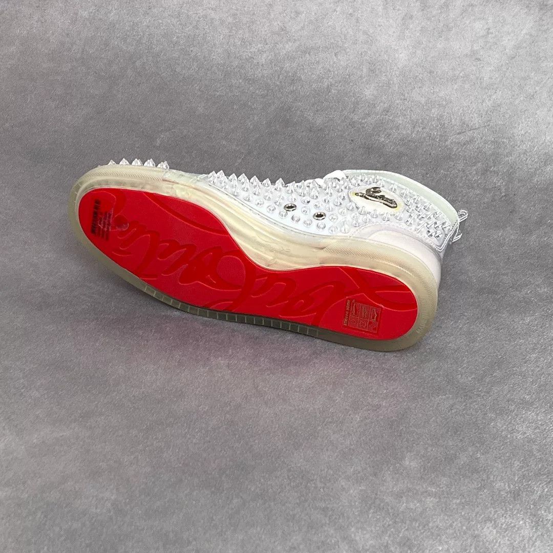 Christian Louboutin Christian Louboutin Silver Hitop Sneakers 9 Men Size US 9 / EU 42 - 6 Thumbnail