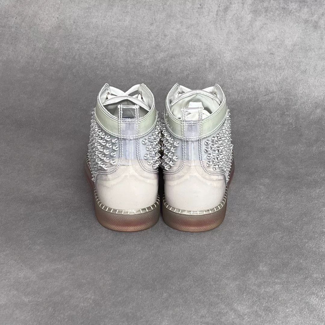 Christian Louboutin Christian Louboutin Silver Hitop Sneakers 9 Men Size US 9 / EU 42 - 8 Thumbnail