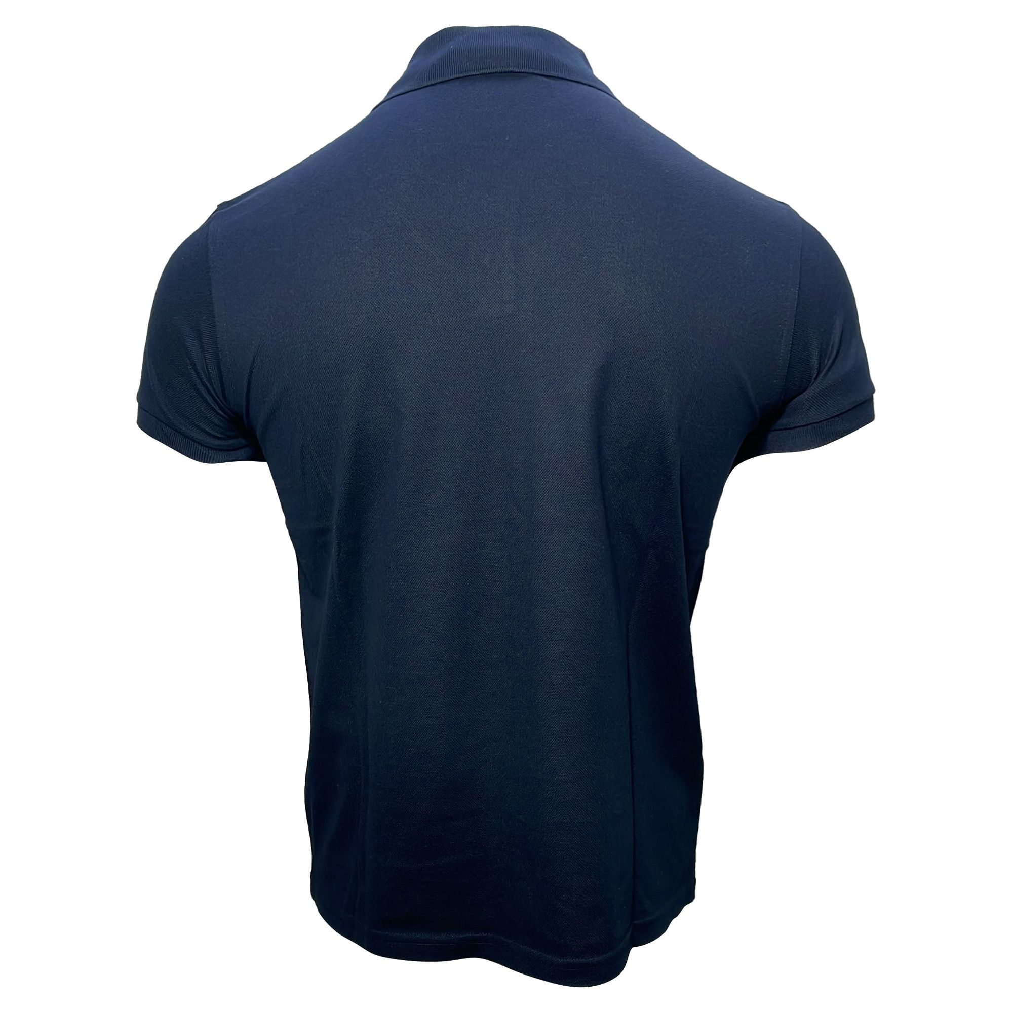 Saint Laurent Paris Saint Laurent Cassandre Embroidered-Logo Polo Shirt in Navy Size US XS / EU 42 / 0 - 4 Thumbnail