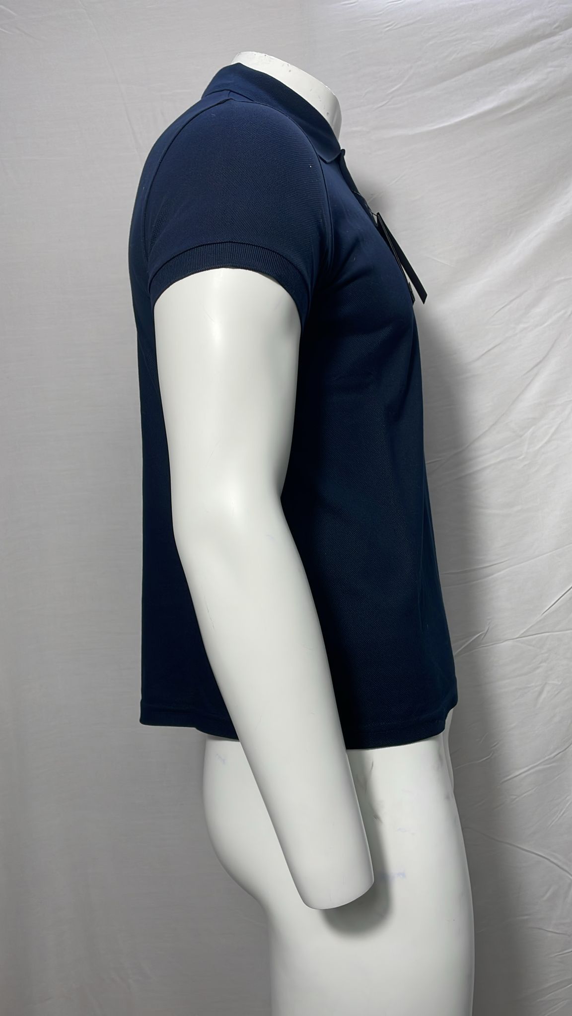 Saint Laurent Paris Saint Laurent Cassandre Embroidered-Logo Polo Shirt in Navy Size US XS / EU 42 / 0 - 3 Thumbnail