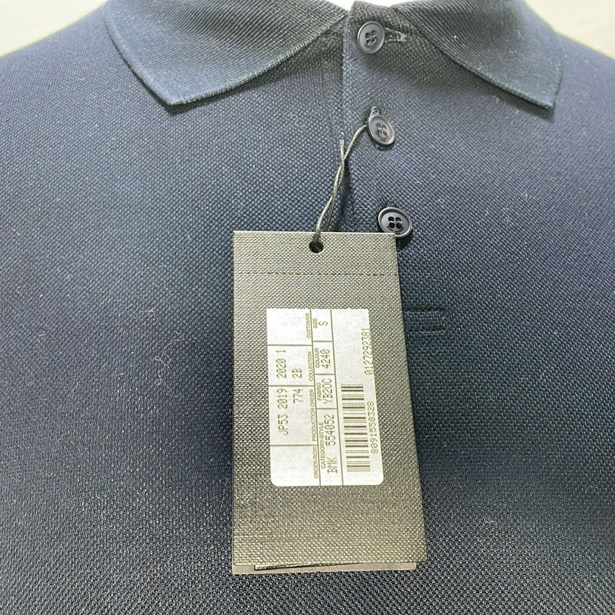 Saint Laurent Paris Saint Laurent Cassandre Embroidered-Logo Polo Shirt in Navy Size US XS / EU 42 / 0 - 2 Thumbnail