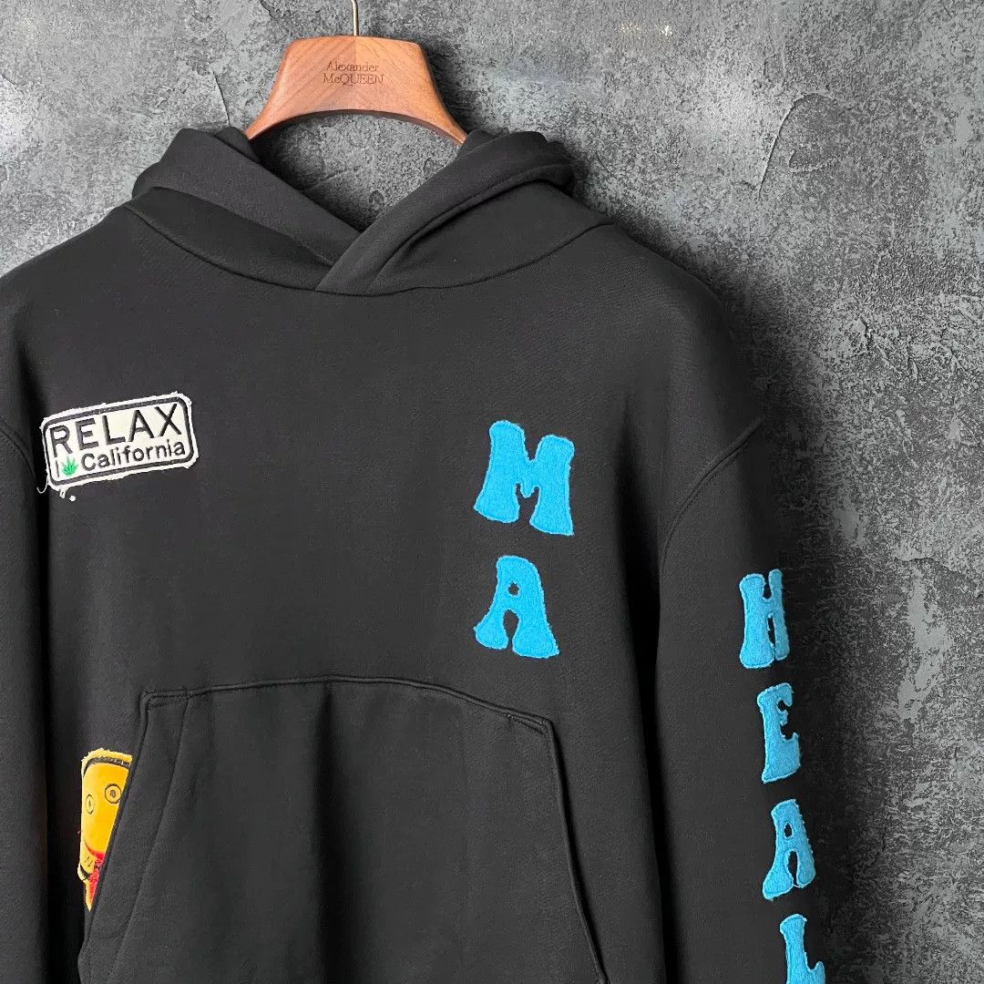 Amiri Amiri Cotton Embroidered Hoodie l Men Size US L / EU 52-54 / 3 - 3 Thumbnail