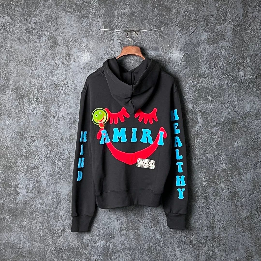 Amiri Amiri Cotton Embroidered Hoodie l Men Size US L / EU 52-54 / 3 - 2 Thumbnail