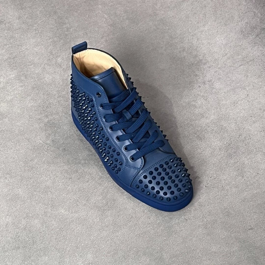 Christian Louboutin Christian Louboutin Leather Hitop Sneakers 8.5 Men Size US 8.5 / EU 41-42 - 5 Thumbnail
