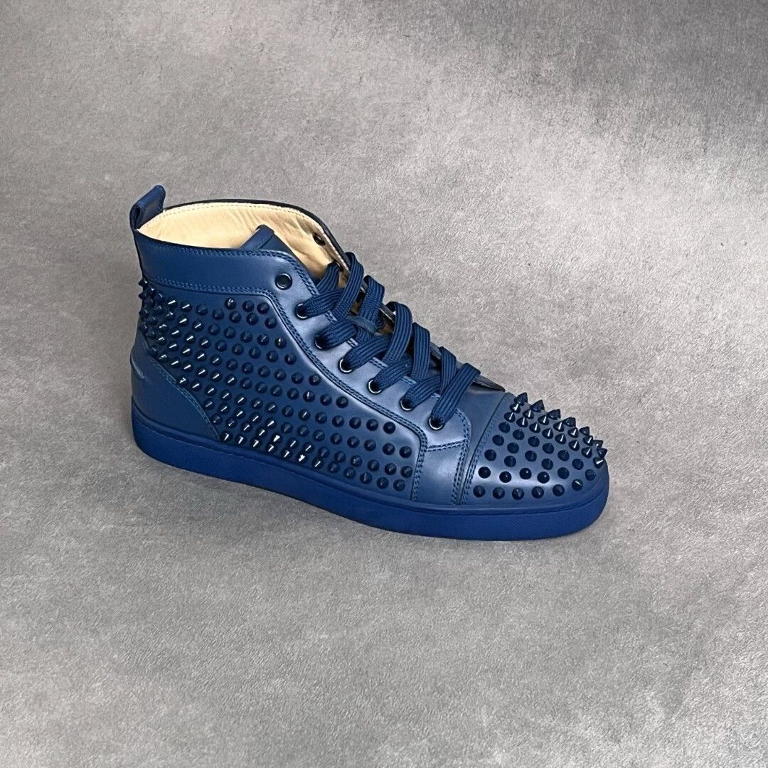 Christian Louboutin Christian Louboutin Leather Hitop Sneakers 8.5 Men Size US 8.5 / EU 41-42 - 4 Thumbnail