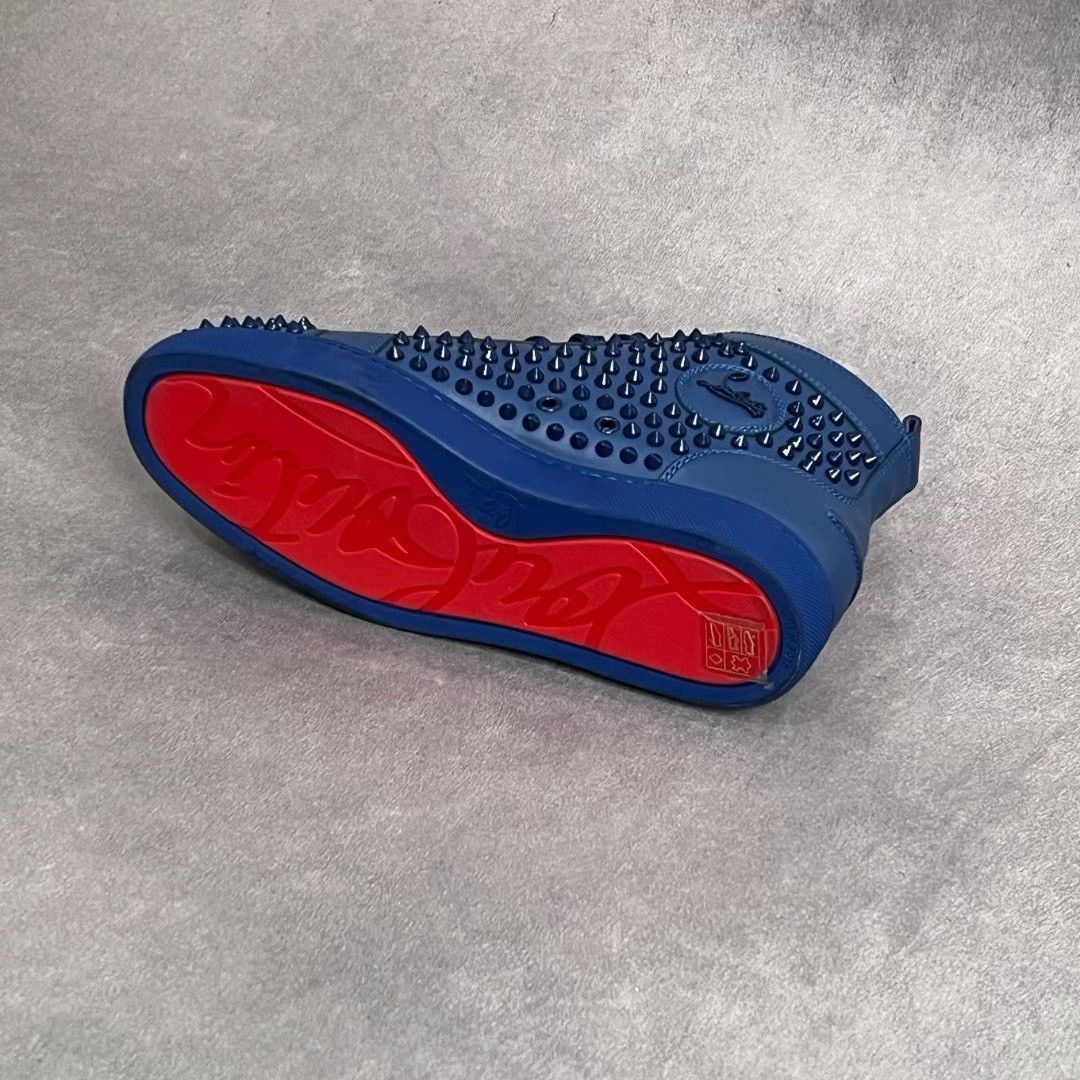 Christian Louboutin Christian Louboutin Leather Hitop Sneakers 8.5 Men Size US 8.5 / EU 41-42 - 6 Thumbnail