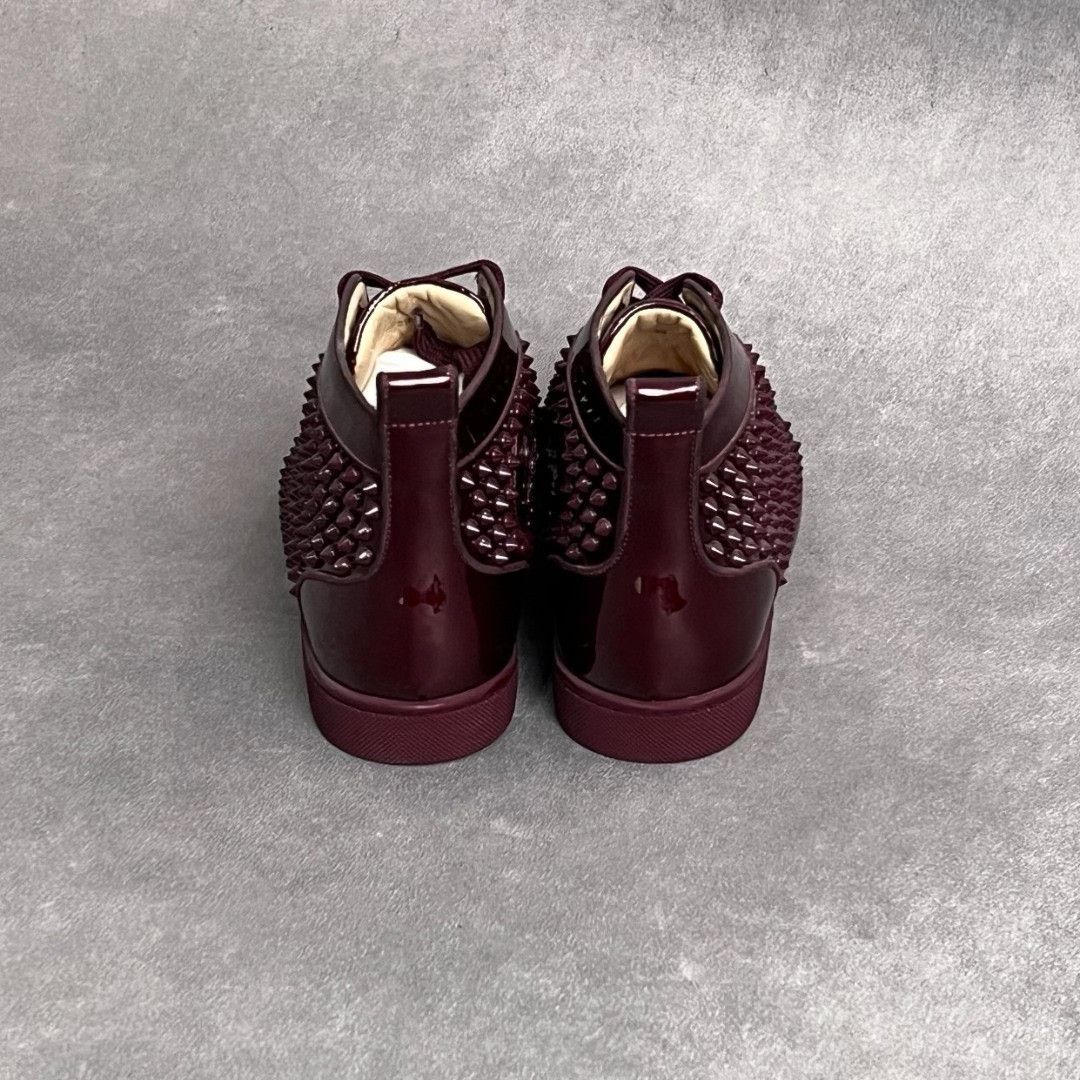 Christian Louboutin Christian Louboutin Purple Hitop Sneakers 6 Men Size US 6 / EU 39 - 8 Thumbnail