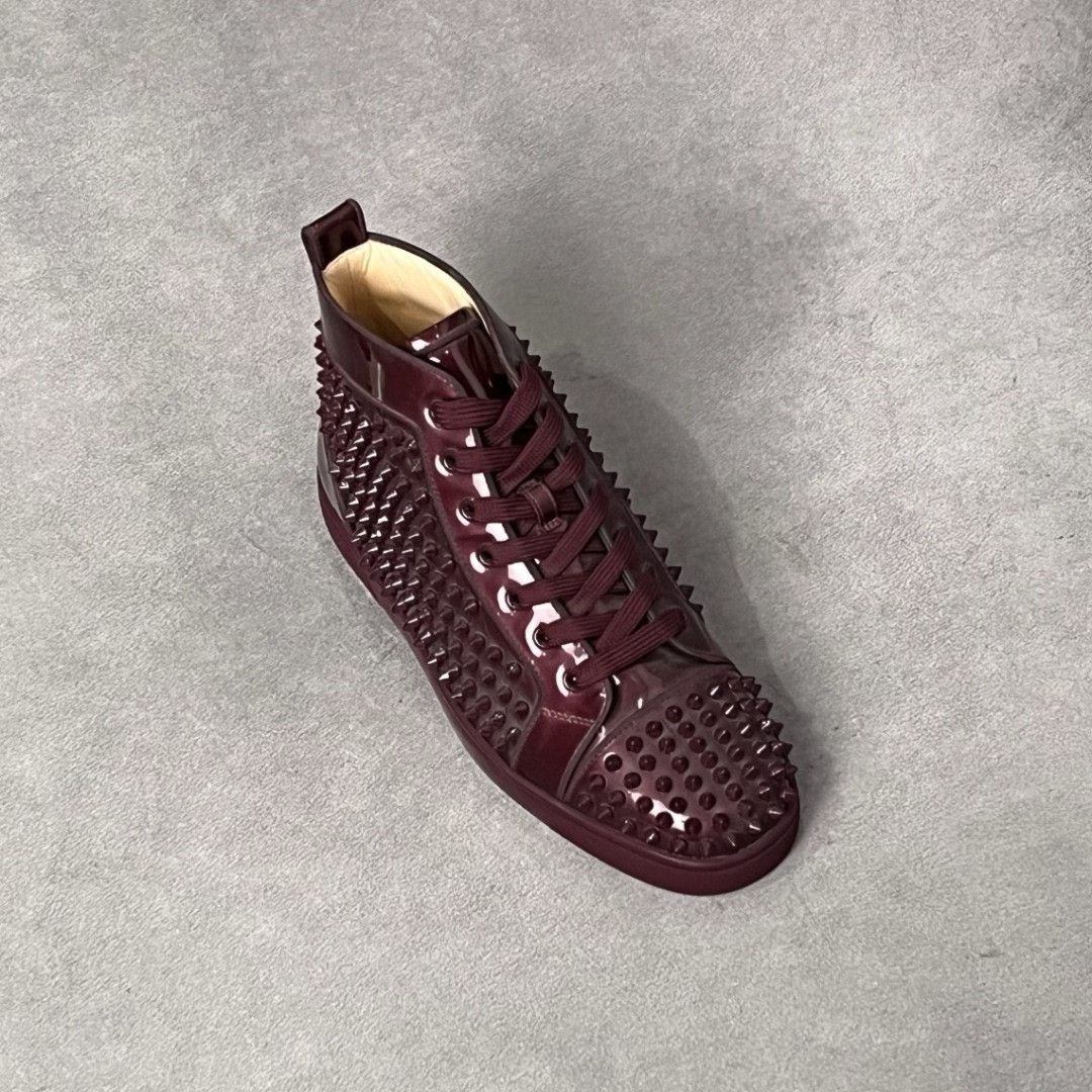Christian Louboutin Christian Louboutin Purple Hitop Sneakers 6 Men Size US 6 / EU 39 - 5 Thumbnail