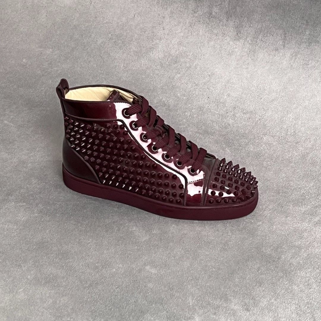 Christian Louboutin Christian Louboutin Purple Hitop Sneakers 6 Men Size US 6 / EU 39 - 4 Thumbnail