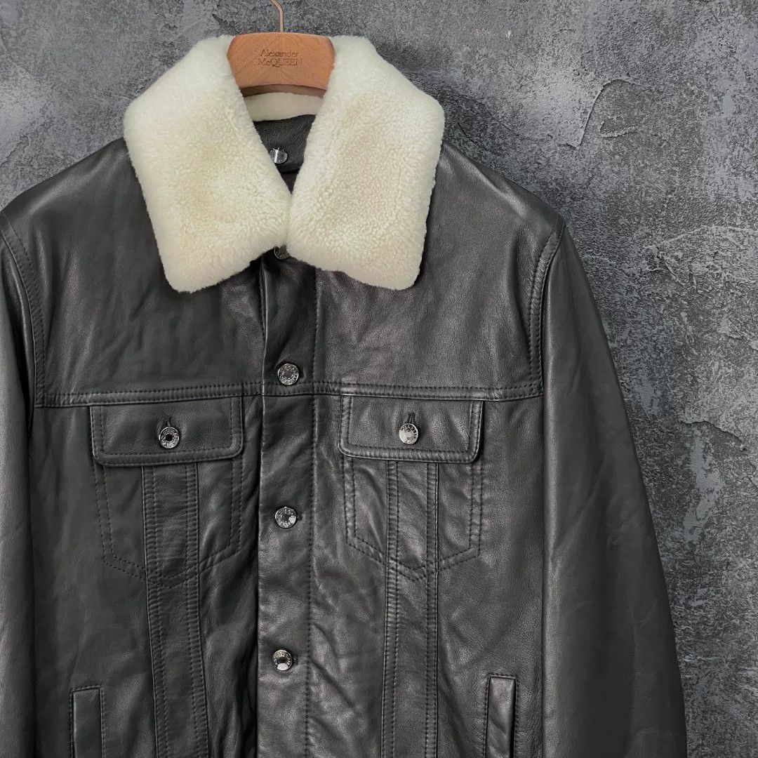Dolce & Gabbana Dolce & Gabbana Leather Leather Jacket l Men Size US L / EU 52-54 / 3 - 3 Thumbnail