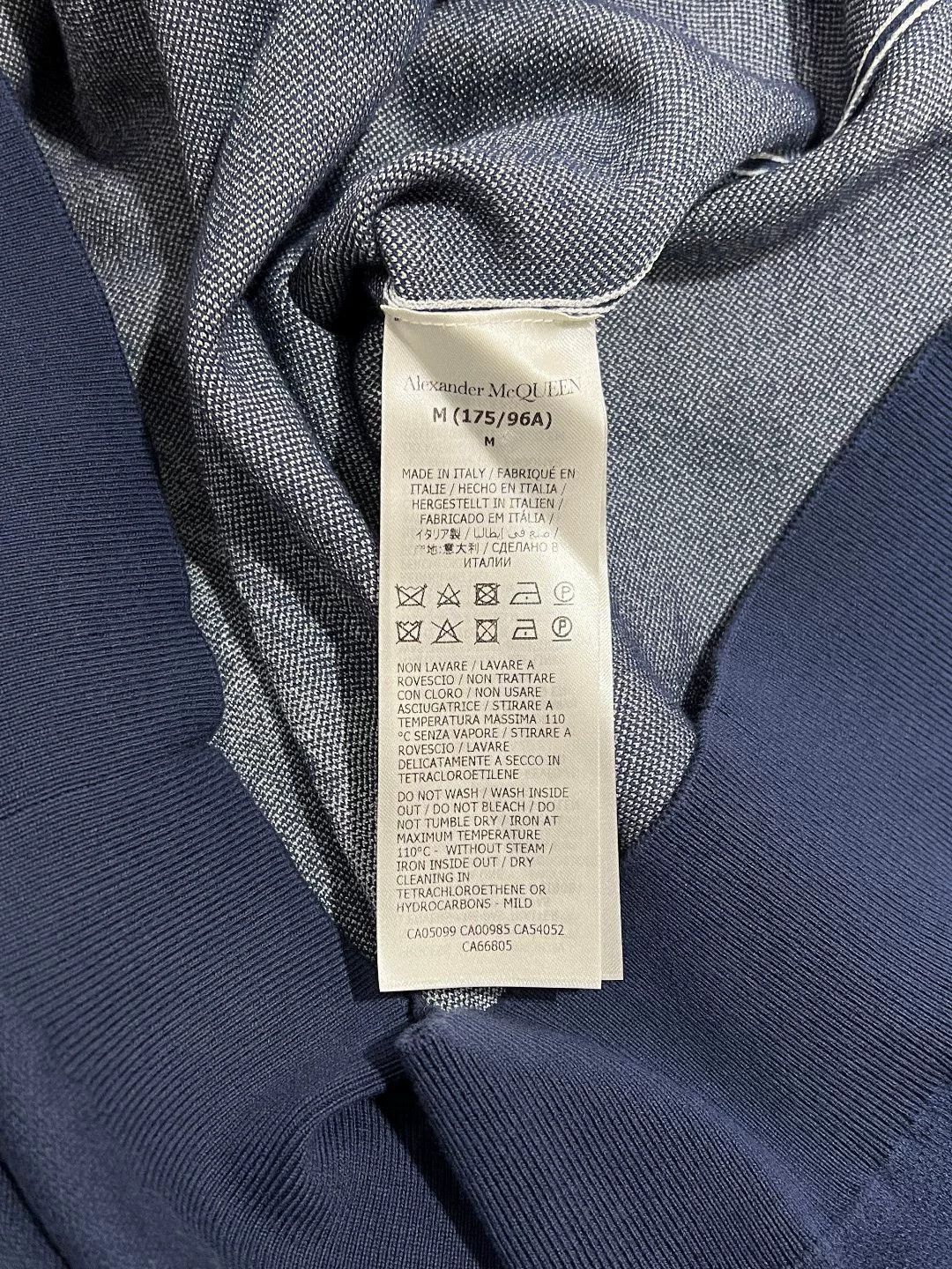 Alexander McQueen Alexander McQueen Blue Sweater m Men Size US M / EU 48-50 / 2 - 7 Thumbnail