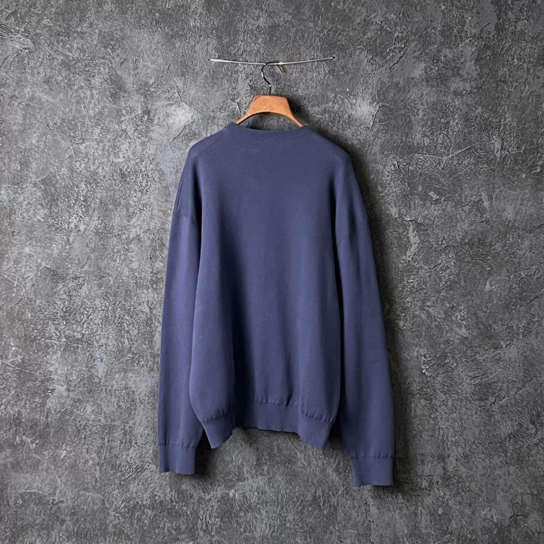 Alexander McQueen Alexander McQueen Blue Sweater m Men Size US M / EU 48-50 / 2 - 2 Thumbnail