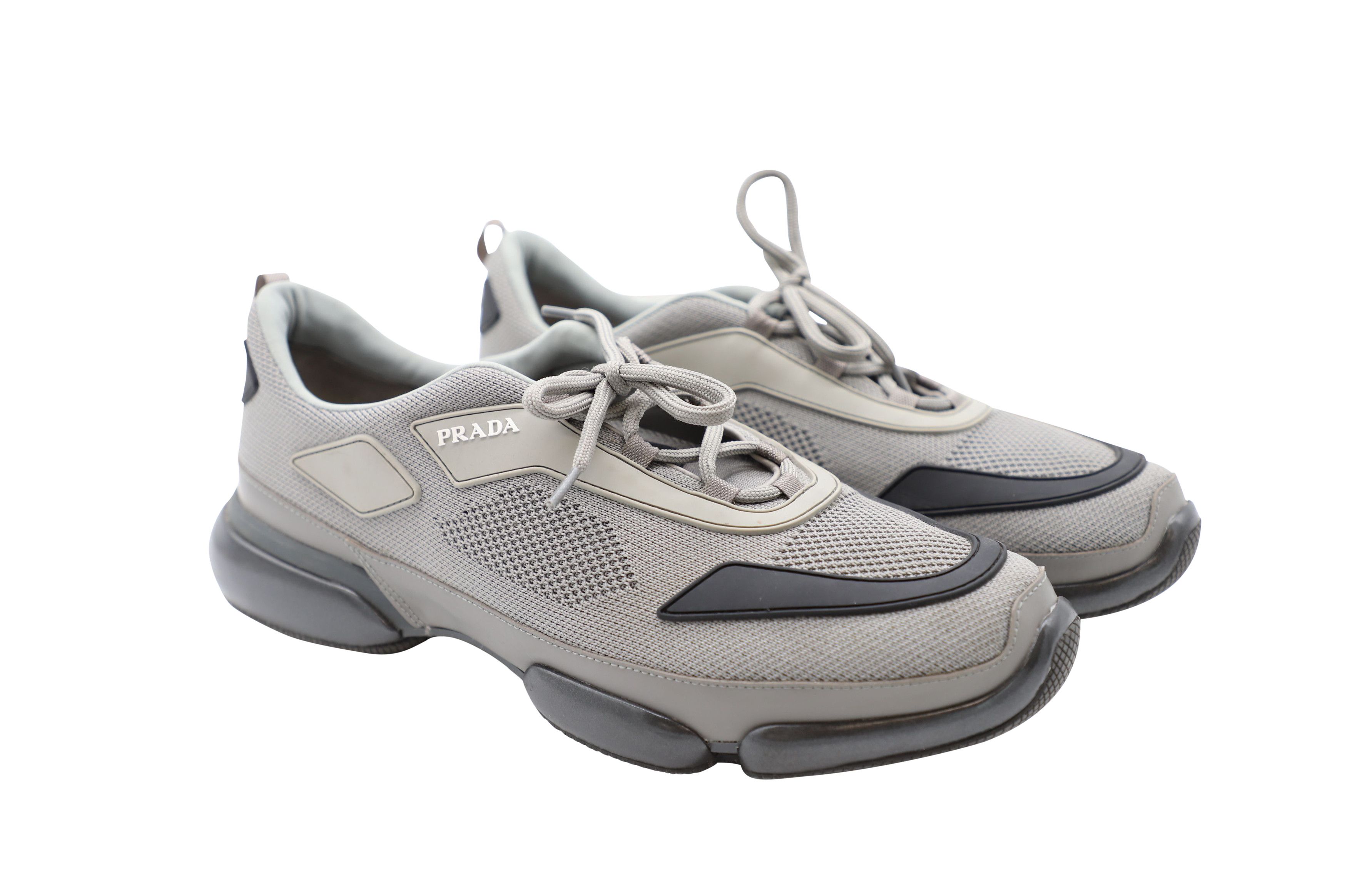 Prada Prada Cloud Bust Sneakers In Grey Synthetic Size US 7.5 / EU 40-41 - 6 Thumbnail