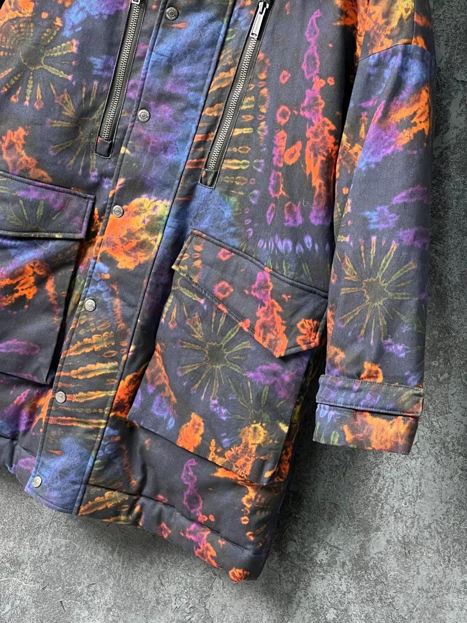 Dsquared2 Dsquared2 Tie-Dye Printed Multi Heavy Coat m Men Size US M / EU 48-50 / 2 - 6 Thumbnail