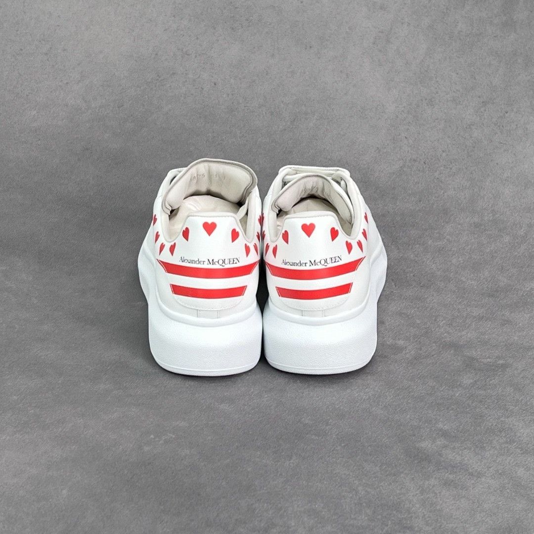 Alexander McQueen Alexander McQueen Leather Printed Lowtop Sneakers 6 Men Size US 6 / EU 39 - 8 Thumbnail