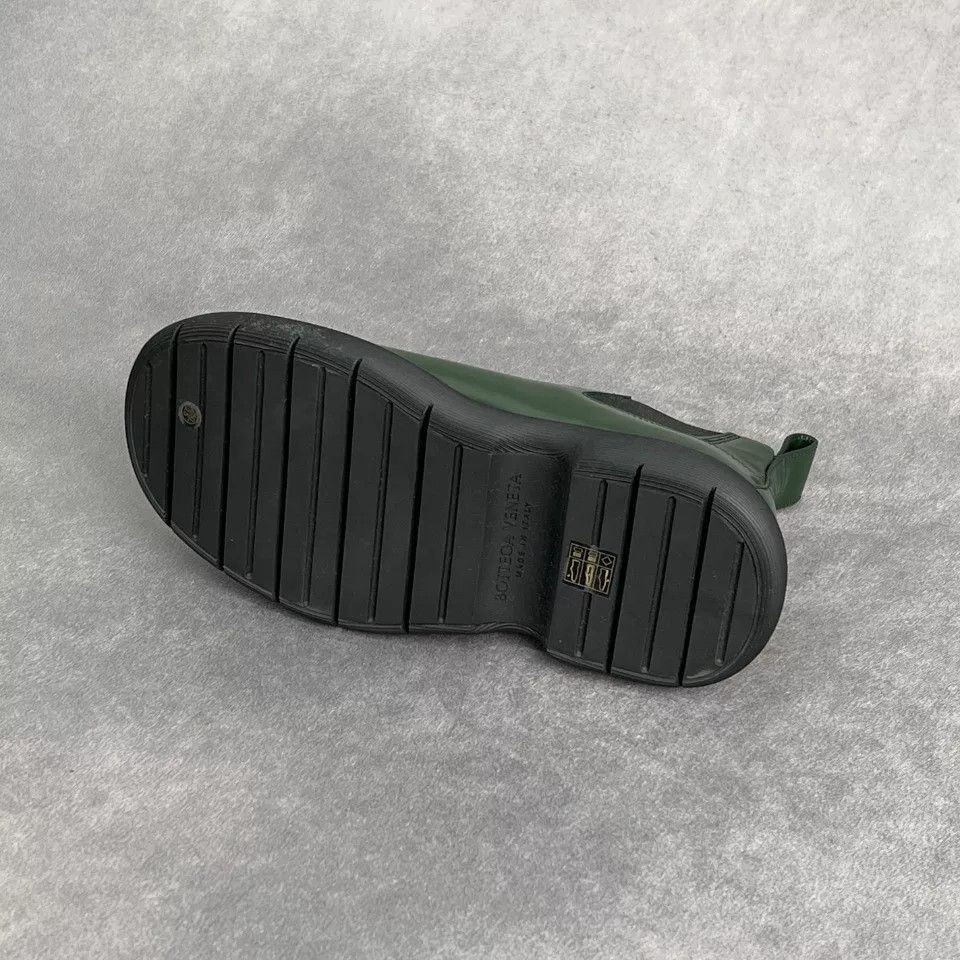 Bottega Veneta Bottega Veneta Leather Green Hitop Sneakers 9 Men Size US 9 / EU 42 - 6 Thumbnail
