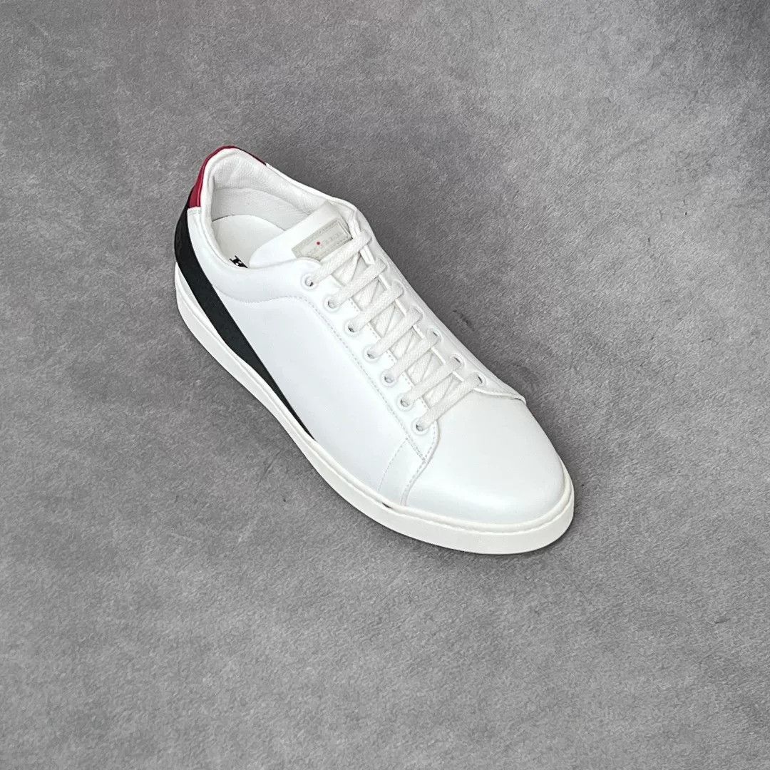 Kiton Kiton Leather White Lowtop Sneakers 7 Men Size US 7 / EU 40 - 4 Thumbnail