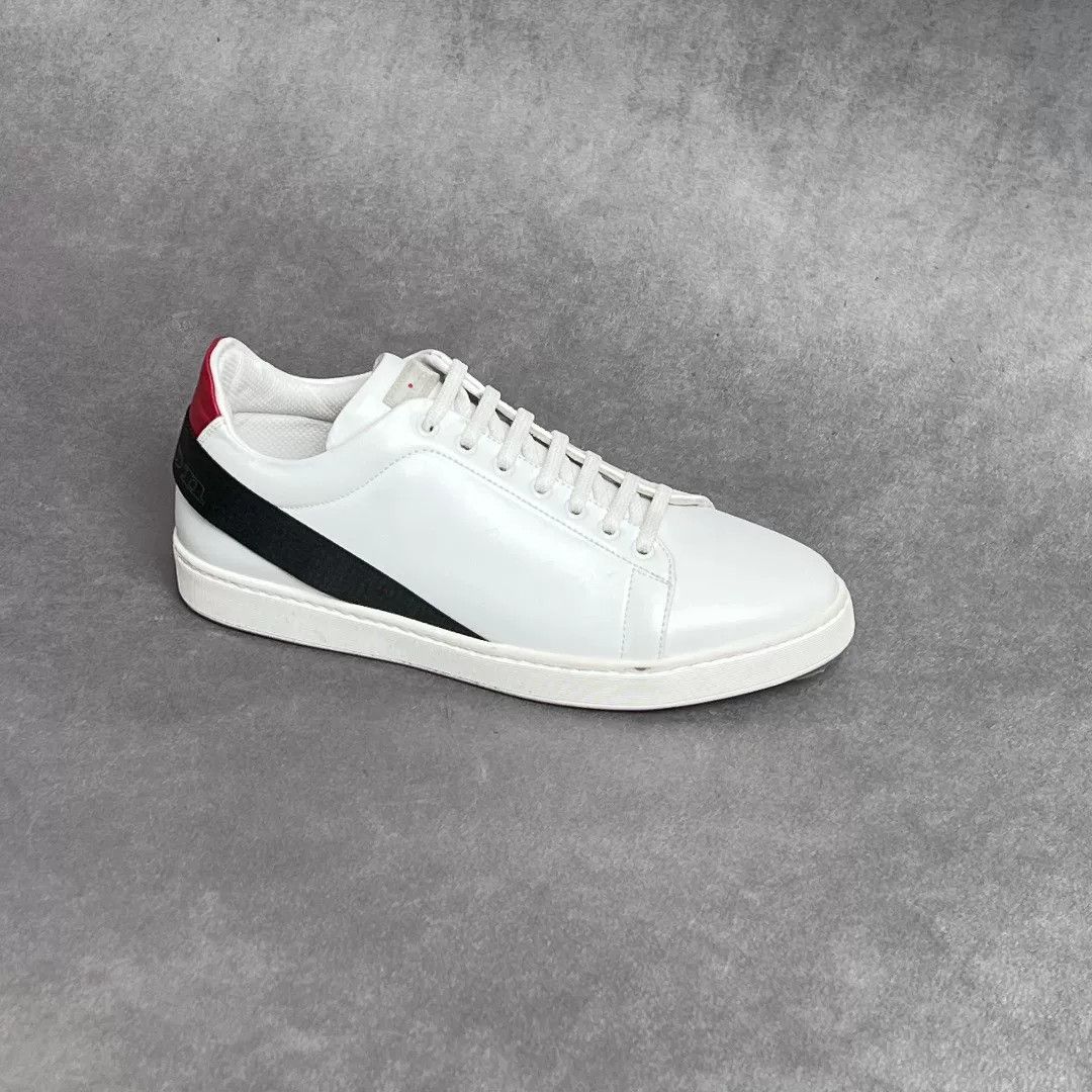 Kiton Kiton Leather White Lowtop Sneakers 7 Men Size US 7 / EU 40 - 5 Thumbnail