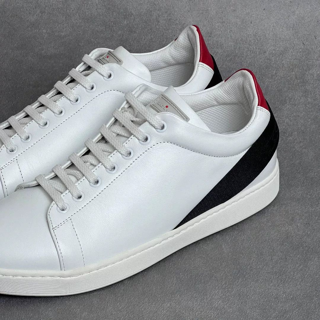 Kiton Kiton Leather White Lowtop Sneakers 7 Men Size US 7 / EU 40 - 3 Thumbnail