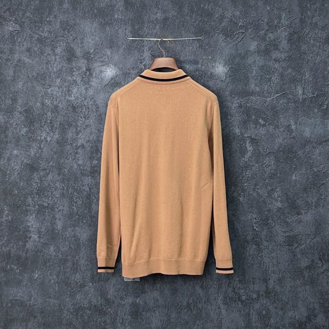 Burberry Burberry Knit Brown Sweater l Men Size US L / EU 52-54 / 3 - 2 Thumbnail