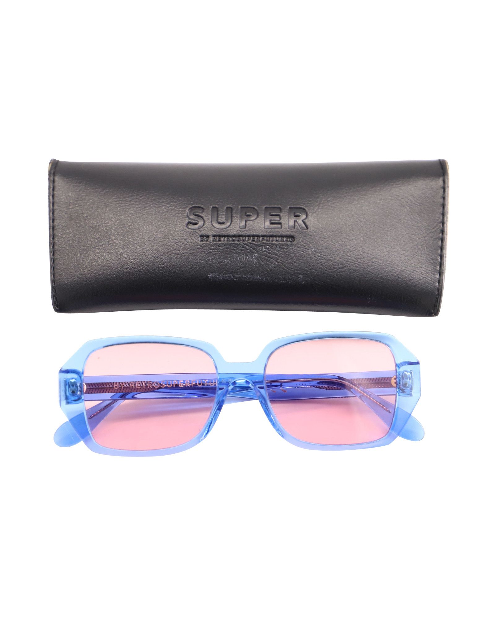 Retrosuperfuture Retrosuperfuture Limone Wagwan Bubbagum Rectangular Sunglass Size ONE SIZE - 7 Thumbnail