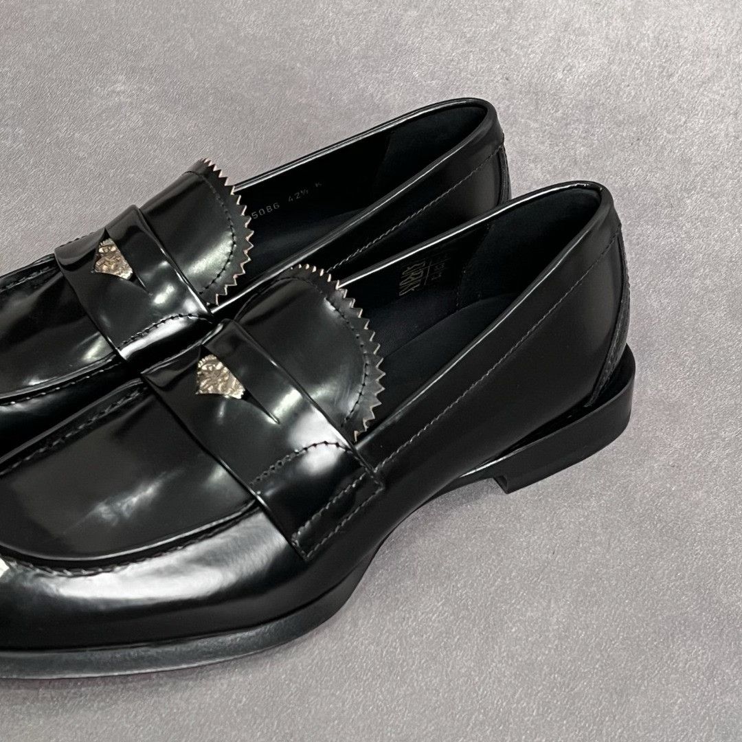 Alexander McQueen Alexander McQueen Leather Black Lowtop Sneakers 7 Men Size US 7 / EU 40 - 2 Thumbnail