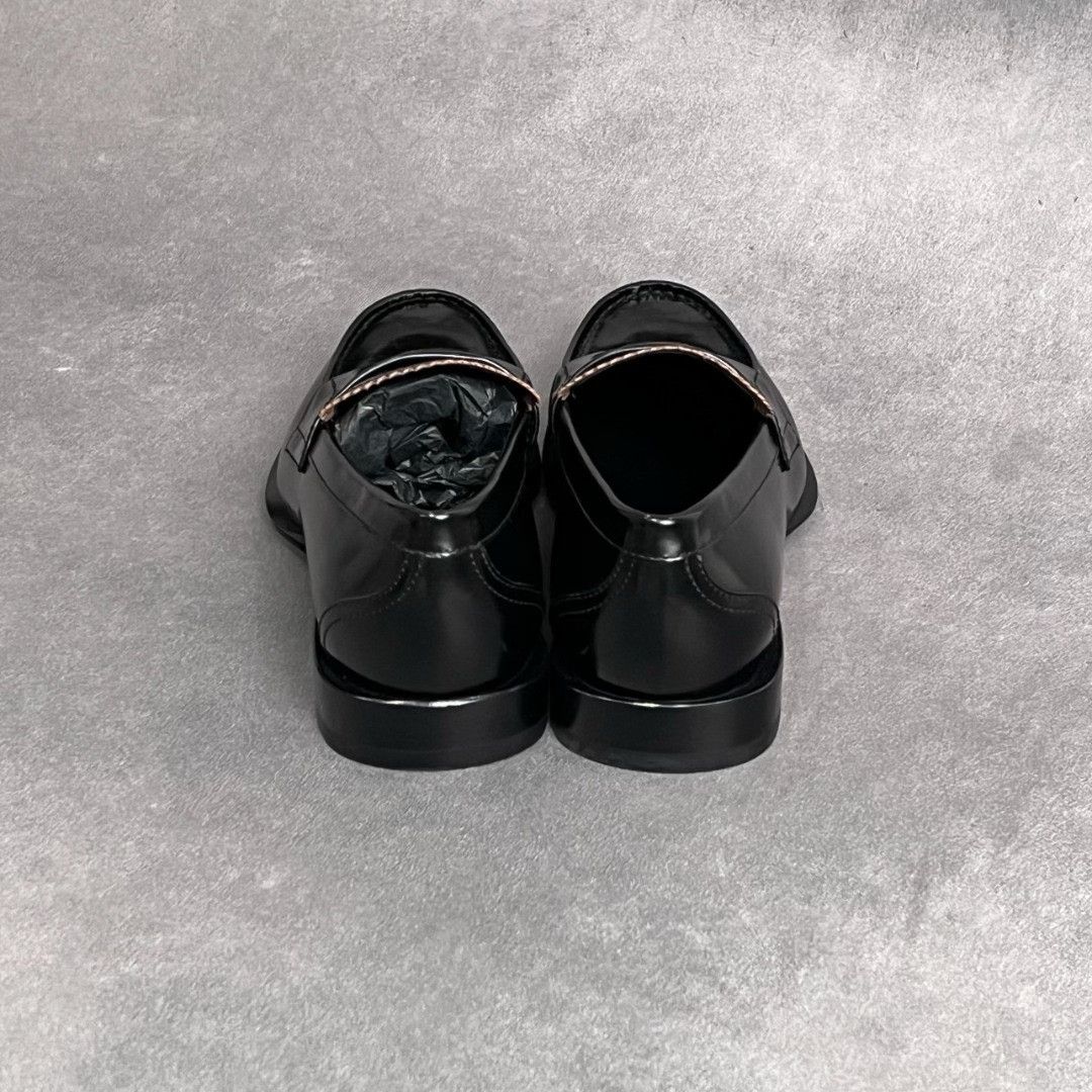 Alexander McQueen Alexander McQueen Leather Black Lowtop Sneakers 7 Men Size US 7 / EU 40 - 8 Thumbnail