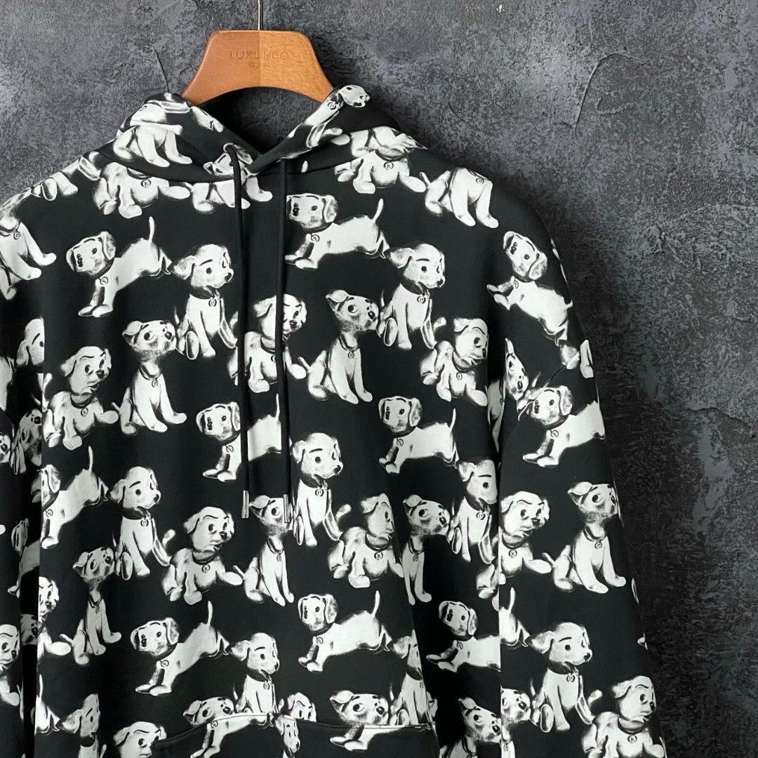 Celine Celine Cotton Printed Hoodie s Men Size US S / EU 44-46 / 1 - 3 Thumbnail