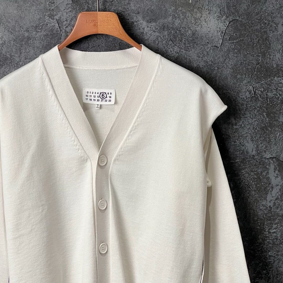 Maison Margiela Maison Margiela Knit White Sweater S Women Size S / US 4 / IT 40 - 3 Thumbnail