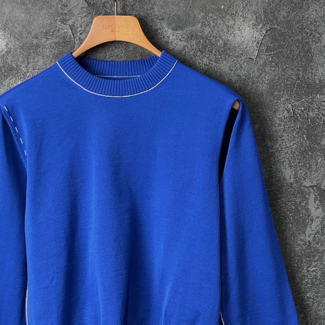 Maison Margiela Maison Margiela Blue Sweater M Women Size M / US 6-8 / IT 42-44 - 3 Thumbnail