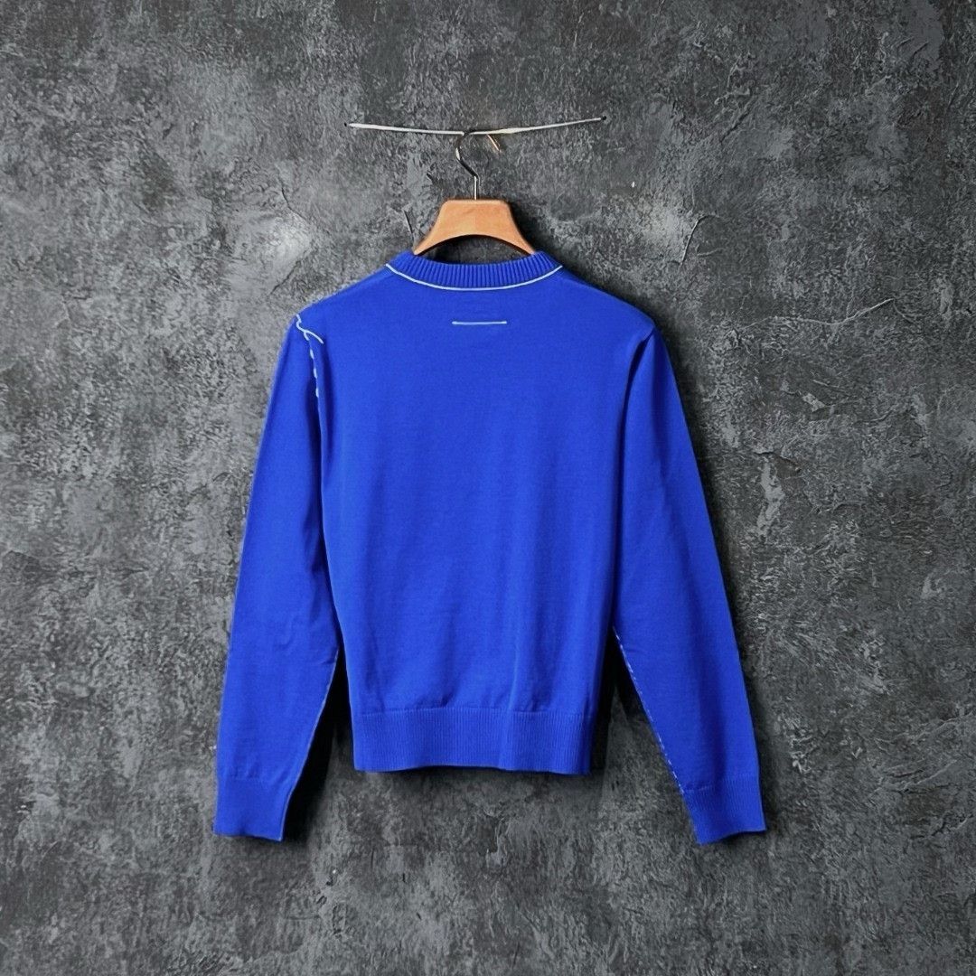 Maison Margiela Maison Margiela Blue Sweater M Women Size M / US 6-8 / IT 42-44 - 2 Thumbnail