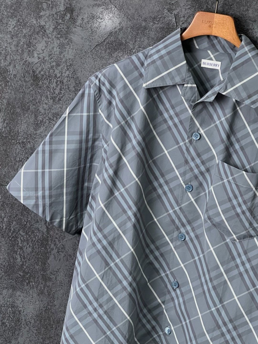 Burberry Burberry Cotton Plaid Gray Shirt m Men Size US M / EU 48-50 / 2 - 5 Thumbnail