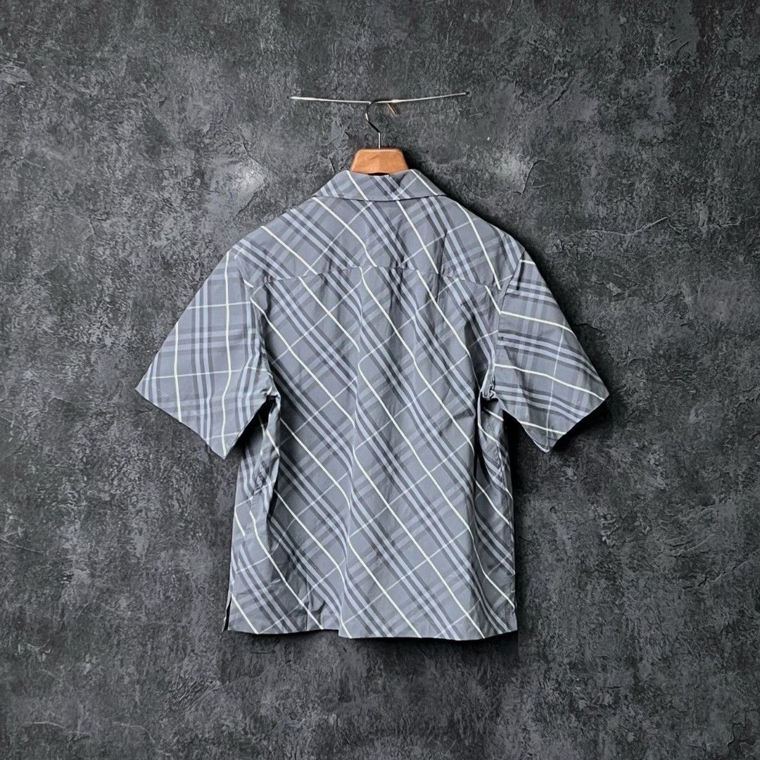 Burberry Burberry Cotton Plaid Gray Shirt m Men Size US M / EU 48-50 / 2 - 2 Thumbnail