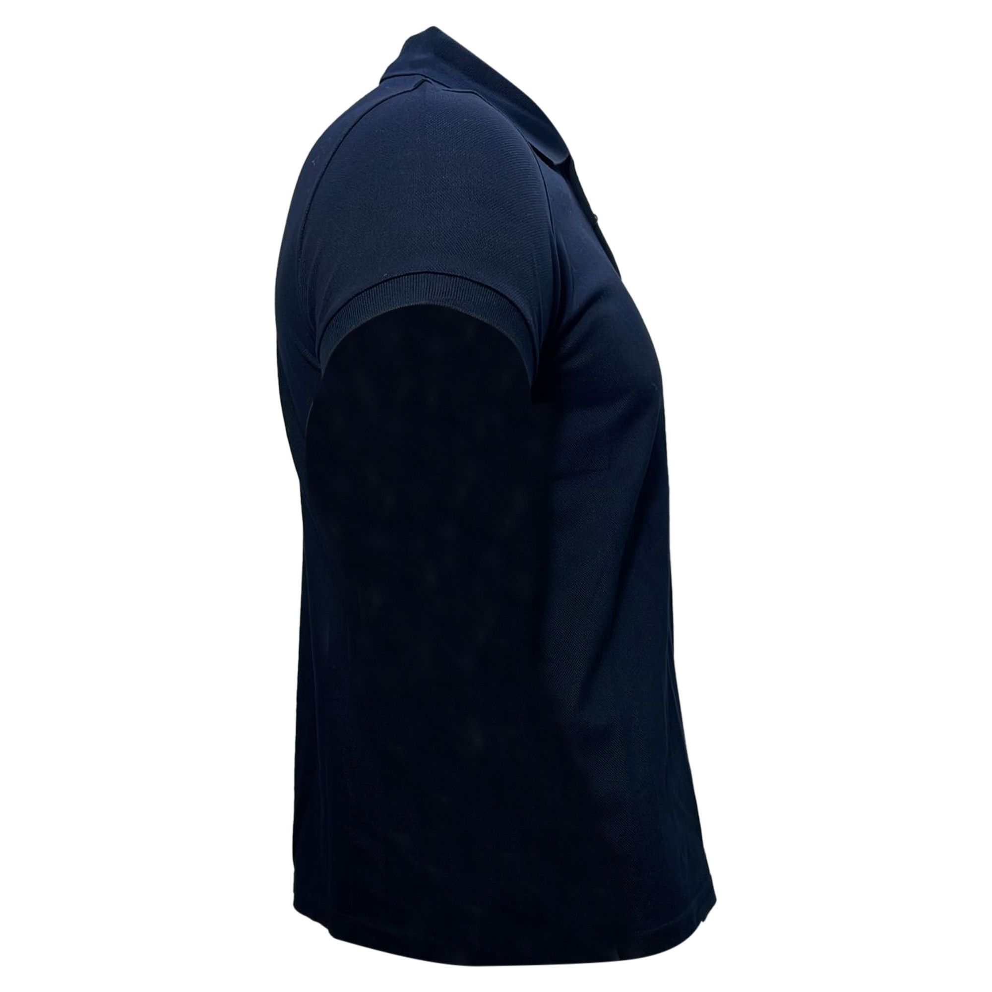 Saint Laurent Paris Saint Laurent Cassandre Embroidered-Logo Polo Shirt in Navy Size US XS / EU 42 / 0 - 3 Thumbnail