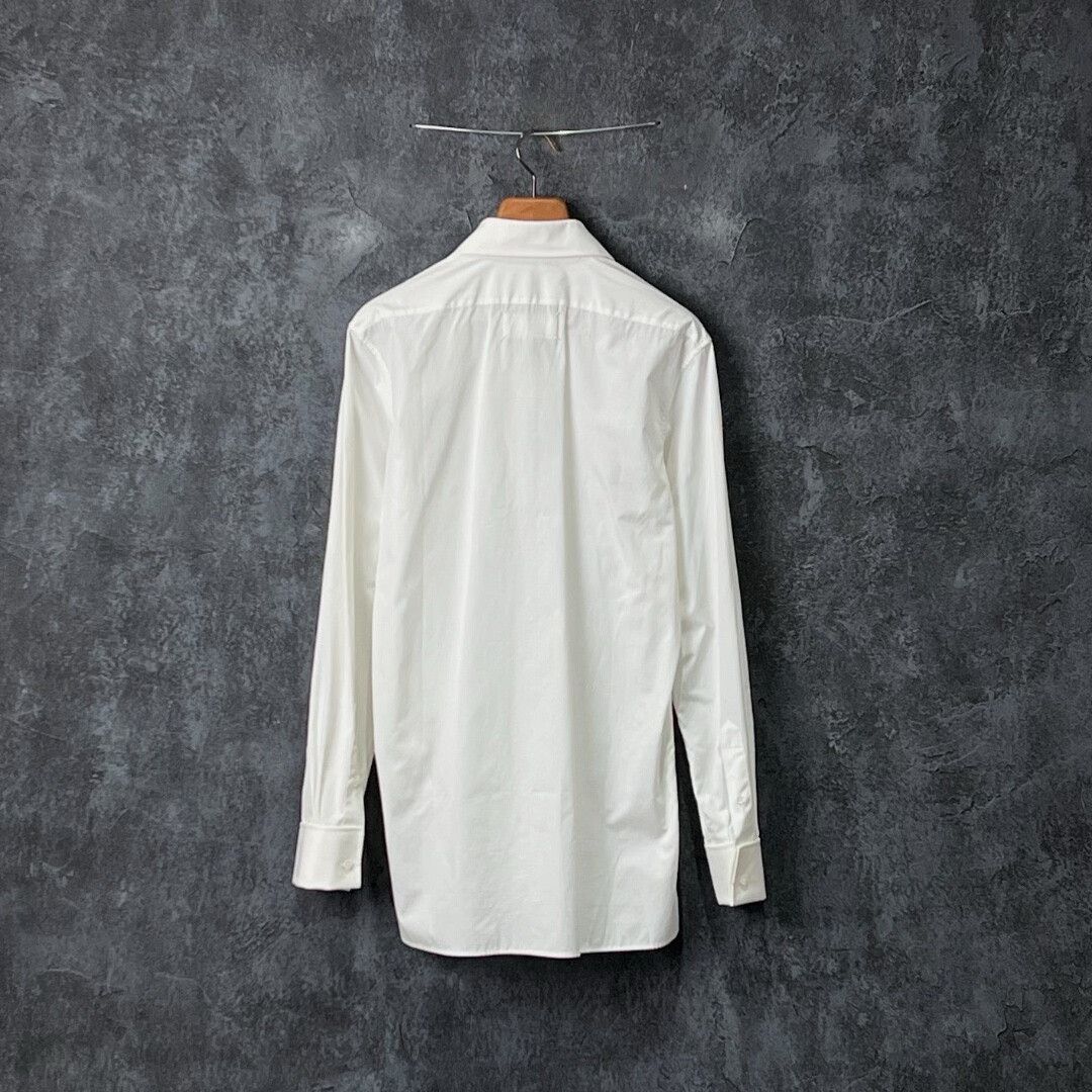 Maison Margiela Maison Margiela Casual Cotton White Shirt m Men Size US M / EU 48-50 / 2 - 2 Thumbnail