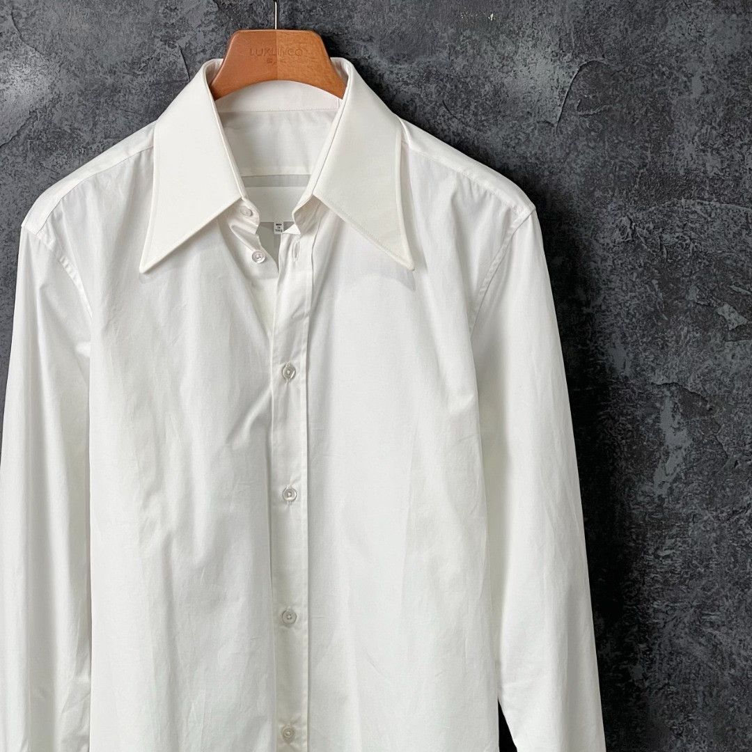 Maison Margiela Maison Margiela Casual Cotton White Shirt m Men Size US M / EU 48-50 / 2 - 3 Thumbnail