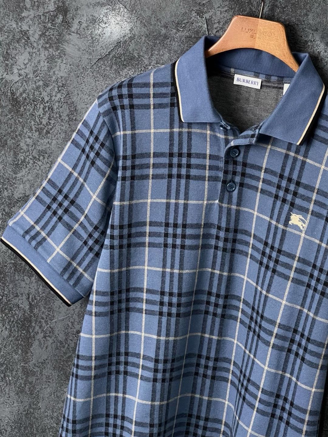 Burberry Burberry Cotton Plaid Polo m Men Size US M / EU 48-50 / 2 - 5 Thumbnail