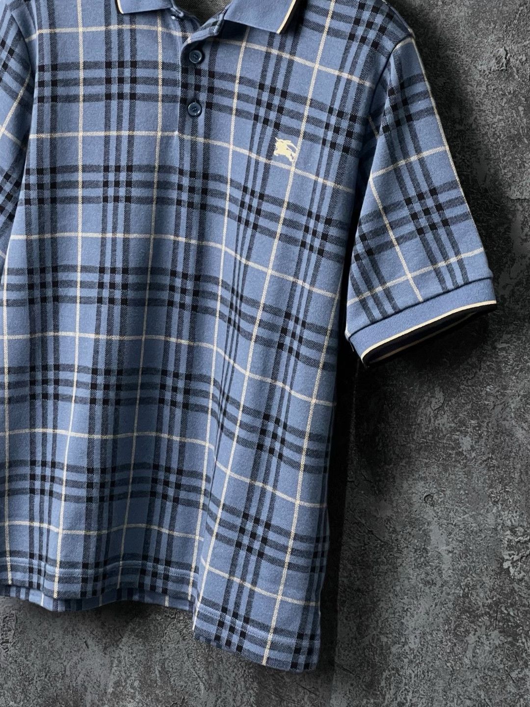 Burberry Burberry Cotton Plaid Polo m Men Size US M / EU 48-50 / 2 - 4 Thumbnail