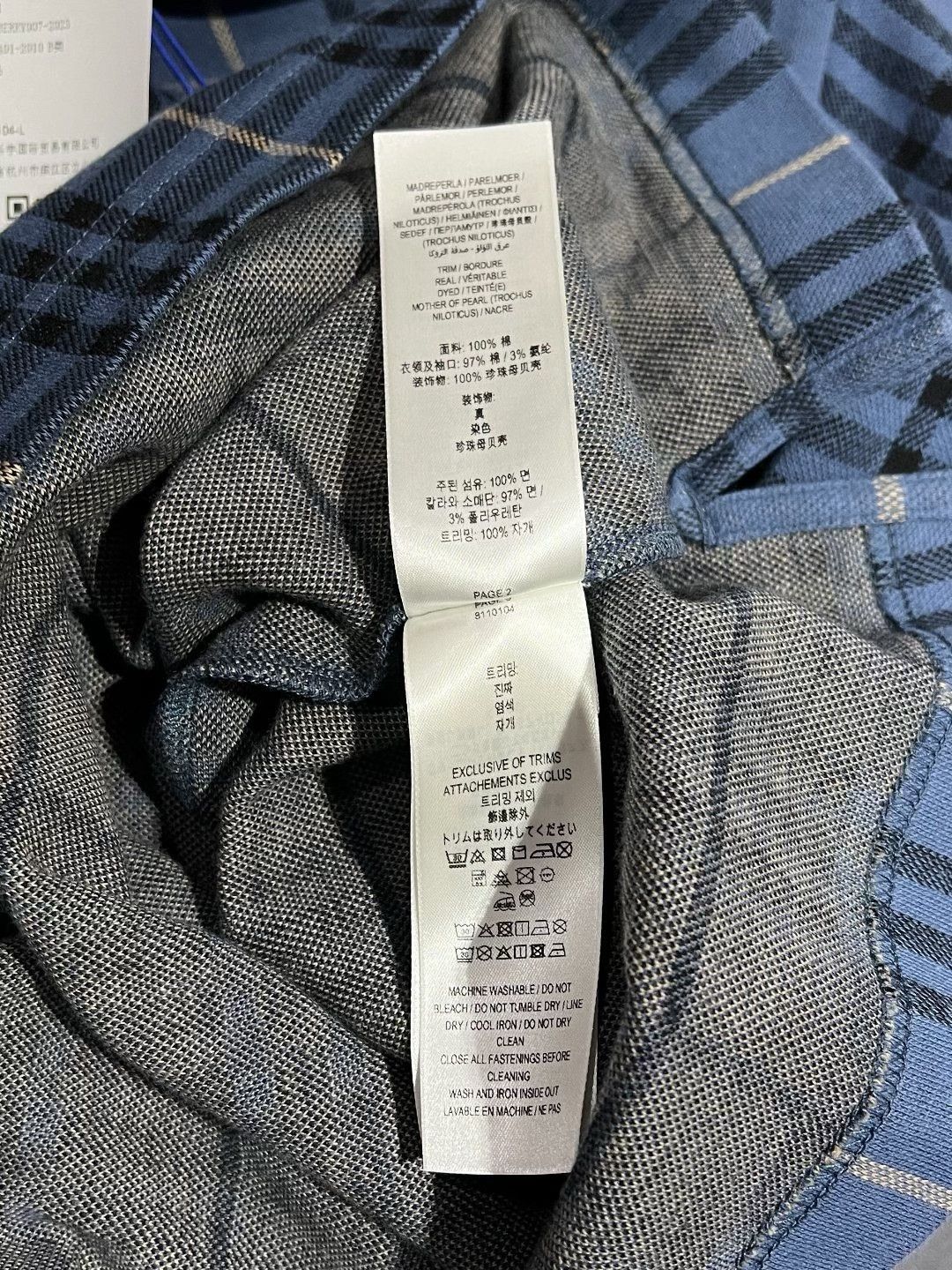Burberry Burberry Cotton Plaid Polo m Men Size US M / EU 48-50 / 2 - 7 Thumbnail