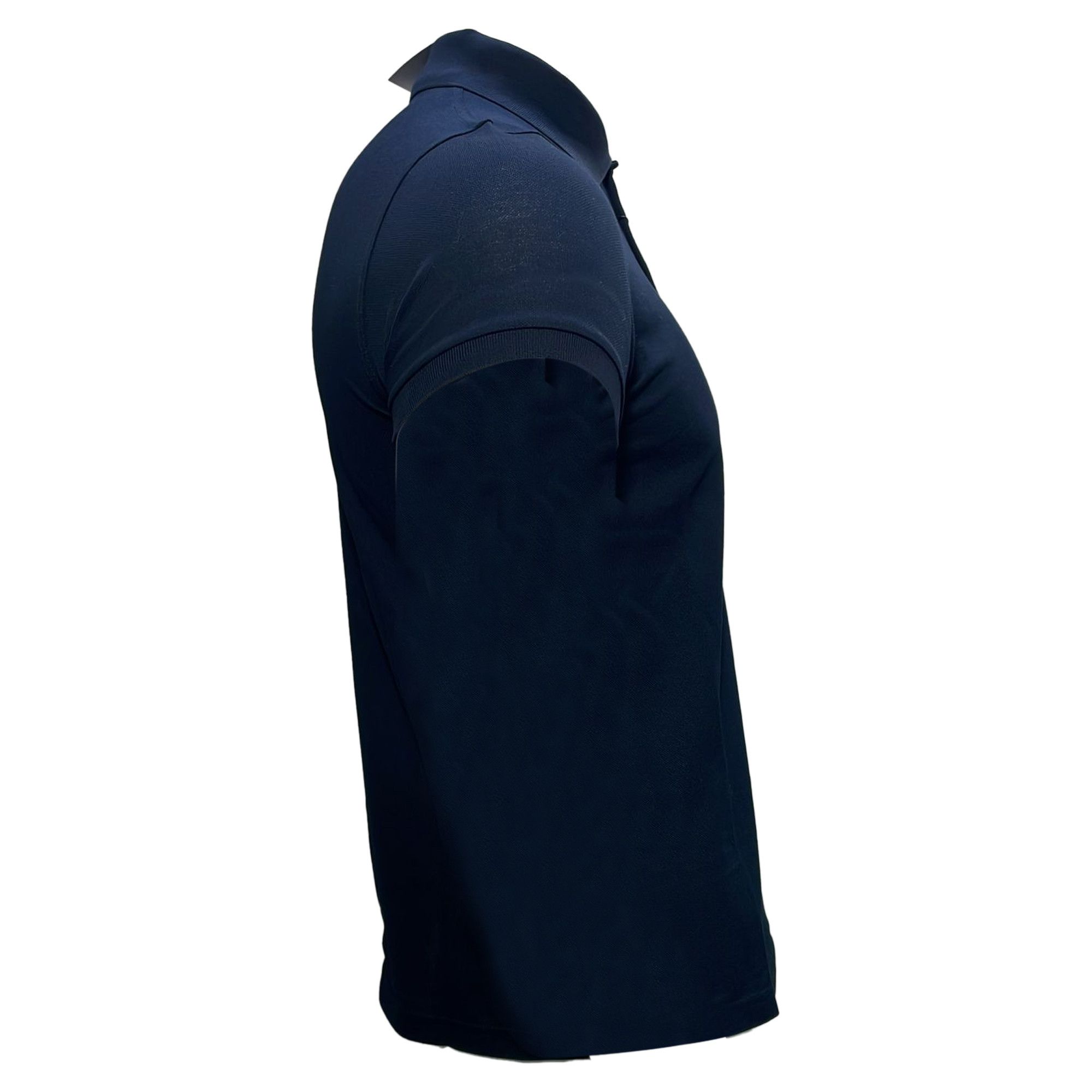 Saint Laurent Paris Saint Laurent Cassandre Embroidered-Logo Polo Shirt in Navy Size US XS / EU 42 / 0 - 3 Thumbnail