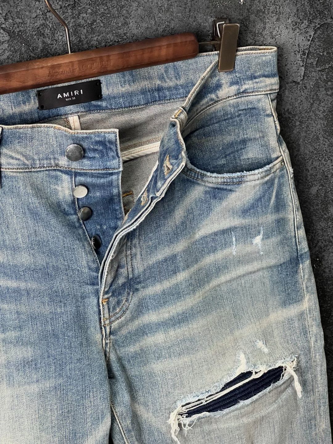 Amiri Amiri Denim Blue Denim Jeans 34 Men Size US 34 / EU 50 - 4 Thumbnail