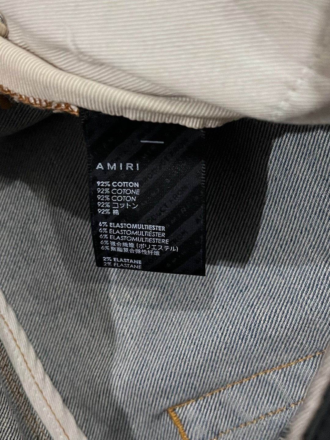 Amiri Amiri Denim Blue Denim Jeans 32 Men Size US 32 / EU 48 - 8 Thumbnail