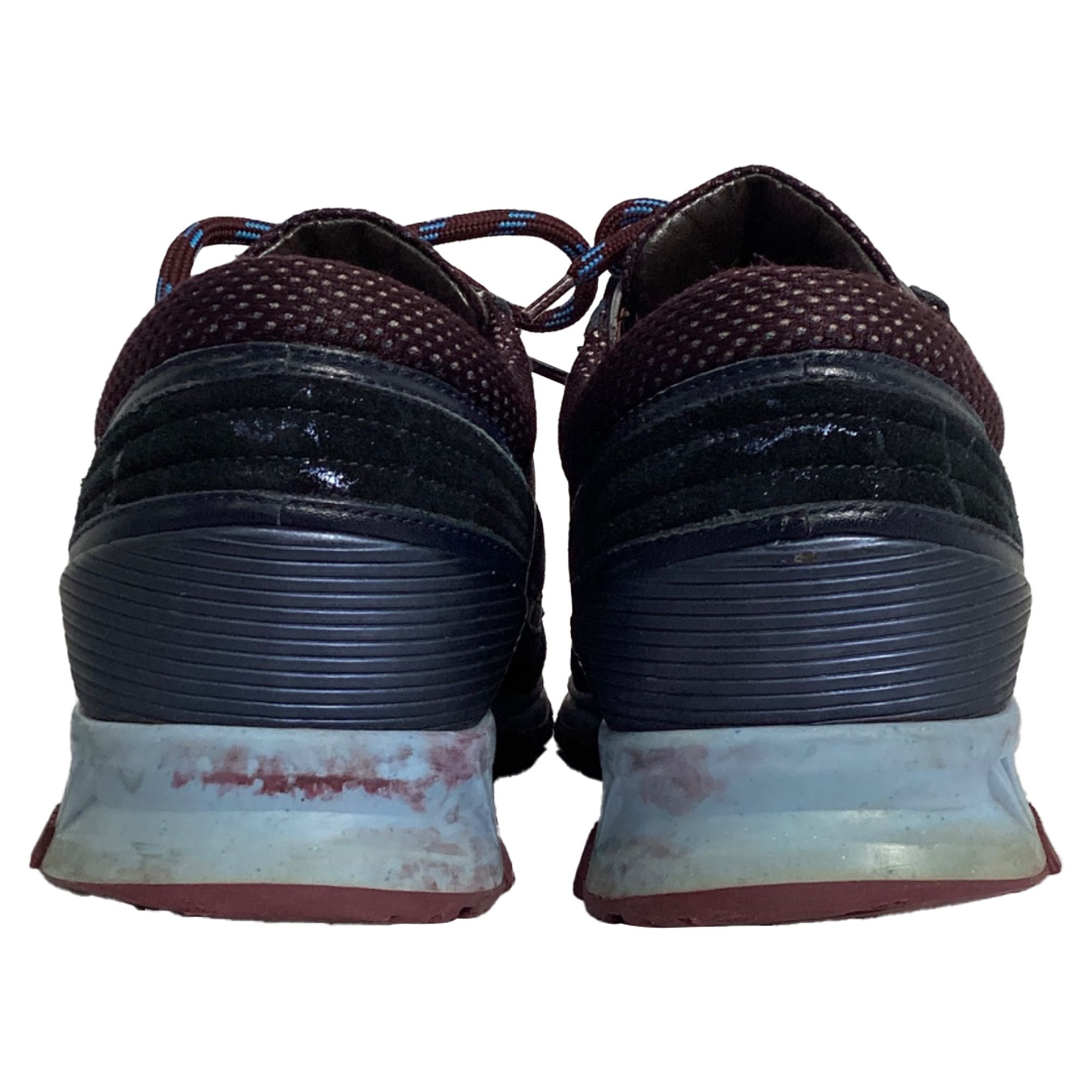 Lanvin Lanvin Runners DS Sneakers in Blue Suede and Leather Size US 6.5 / EU 39-40 - 3 Thumbnail