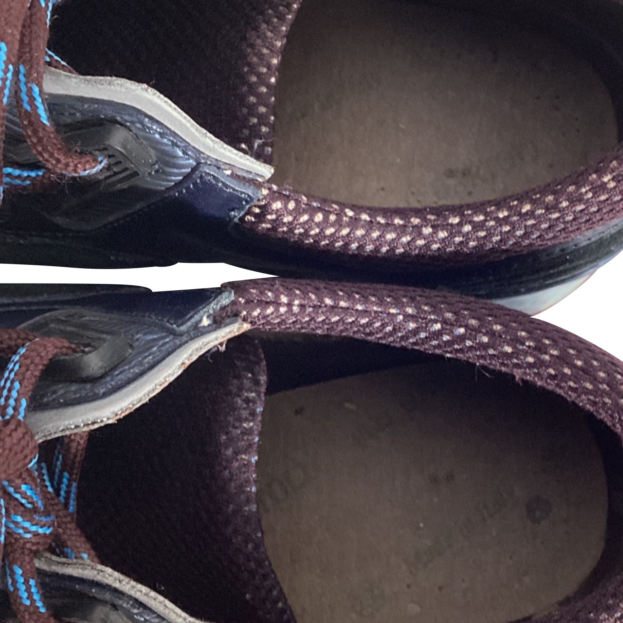 Lanvin Lanvin Runners DS Sneakers in Blue Suede and Leather Size US 6.5 / EU 39-40 - 5 Thumbnail