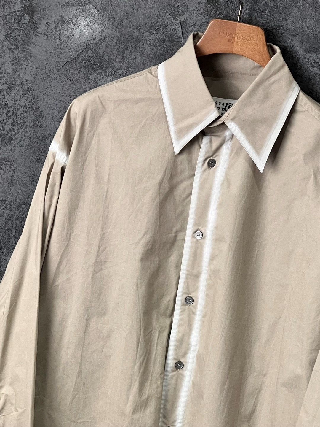 Maison Margiela Maison Margiela Cotton Gray Shirt m Men Size US M / EU 48-50 / 2 - 5 Thumbnail