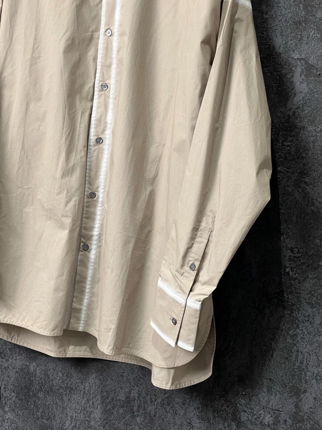 Maison Margiela Maison Margiela Cotton Gray Shirt m Men Size US M / EU 48-50 / 2 - 4 Thumbnail