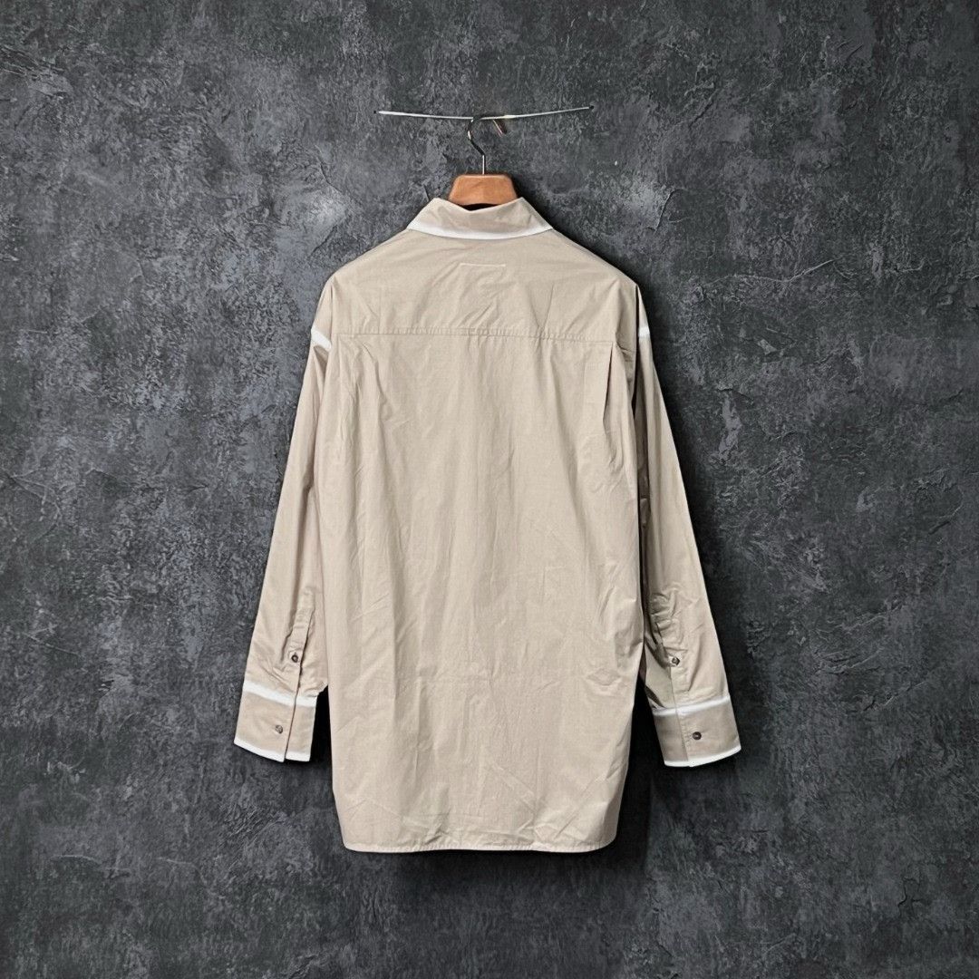 Maison Margiela Maison Margiela Cotton Gray Shirt m Men Size US M / EU 48-50 / 2 - 2 Thumbnail
